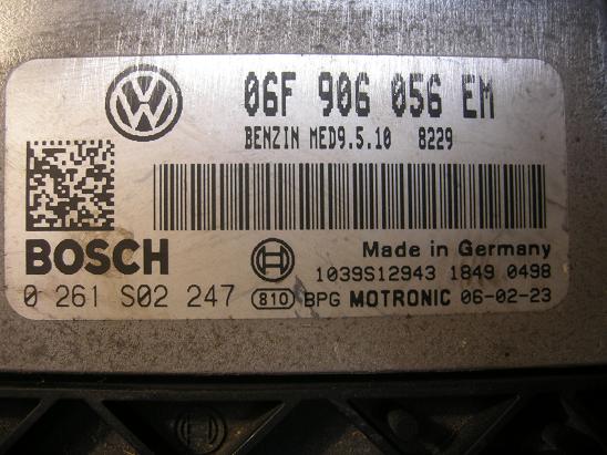 Блок управления двигателем (ECU)AUDI, VW 06F906056EM