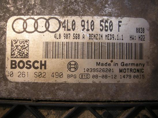 Блок управления двигателем (ECU)AUDI, VW 4L0910560F