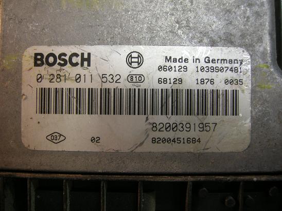 Блок управления двигателем Peugeot&Citroen 0 281 011 532
