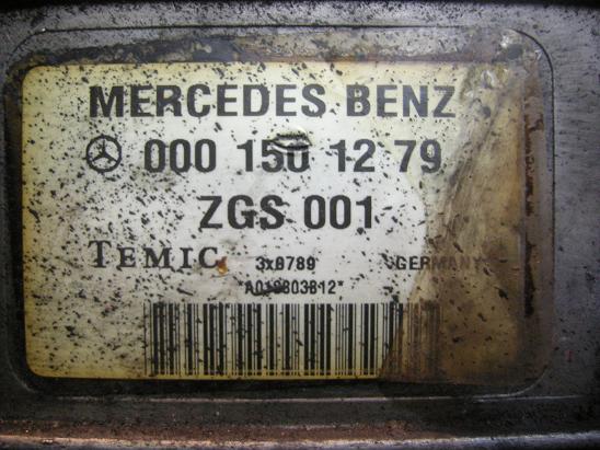 Блок управления двигателем Mercedes 0001501279