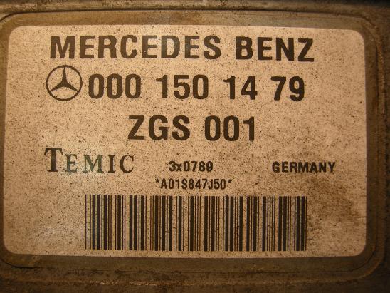 Блок управления двигателем (ECU) Mercedes 0001501479