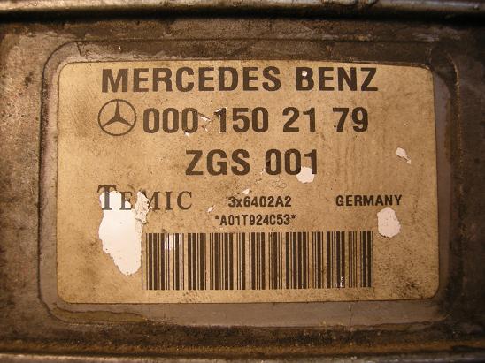 Блок управления двигателем (ECU) Mercedes 0001502179