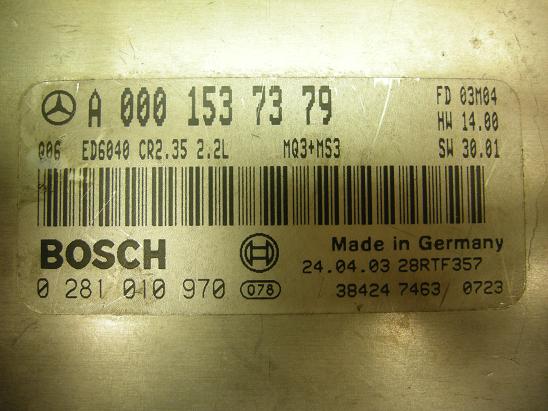 Блок управления двигателем Mercedes 0001537379