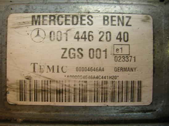 Блок управления двигателем (ECU)Mercedes 0014462040