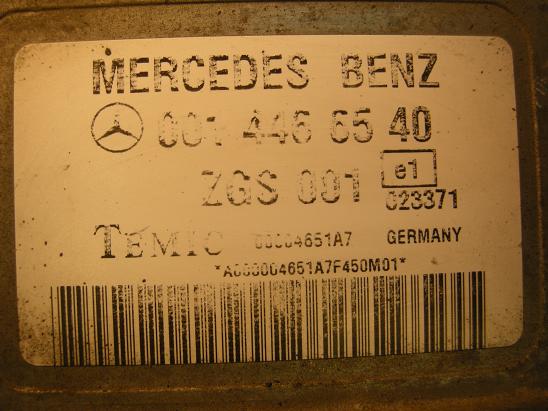 Блок управления двигателем Mercedes 0014466540