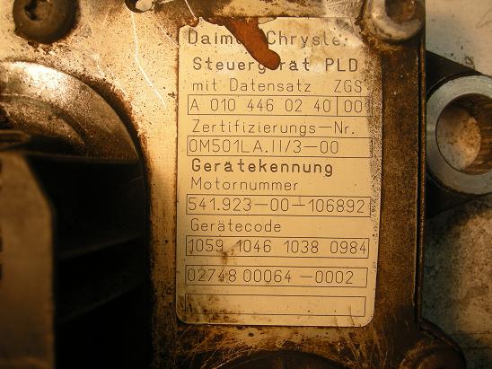 Блок управления двигателем (ECU) Mercedes 0104460240