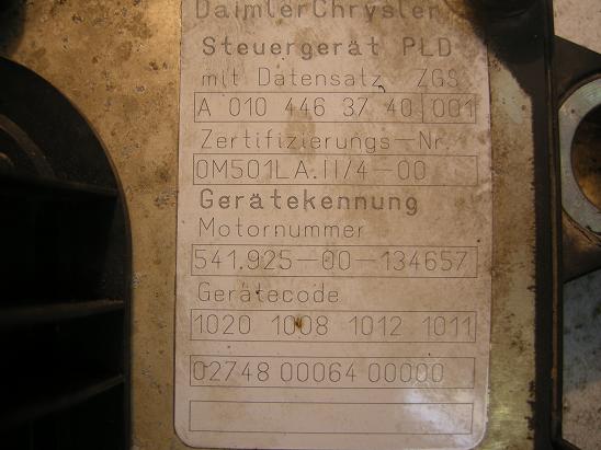 Блок управления двигателем (ECU) Mercedes 0104463740
