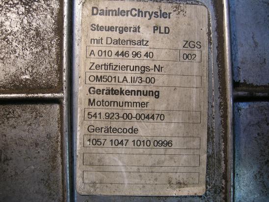 Блок управления двигателем (ECU) Mercedes 0104469640