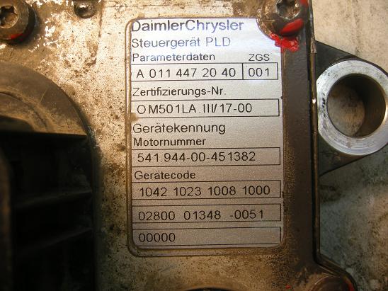 Блок управления двигателем (ECU) Mercedes 0114472040