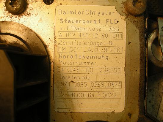 Блок управления двигателем (ECU) Mercedes 0124461240