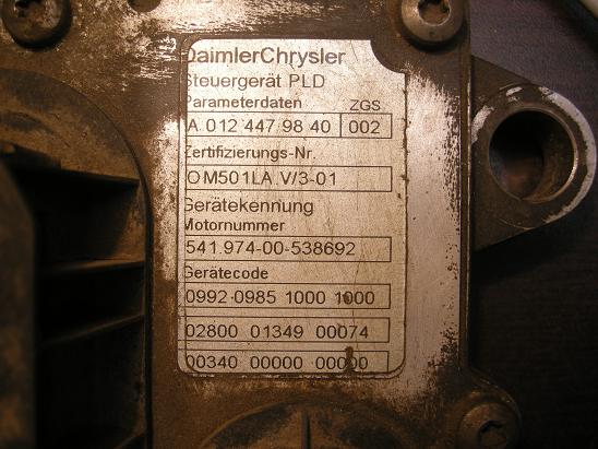 Блок управления двигателем (ECU) Mercedes 0124479840