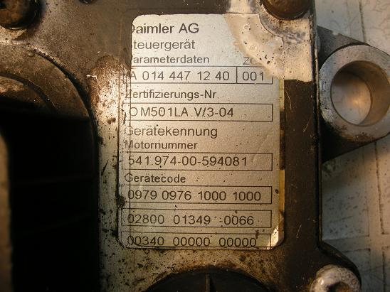 Блок управления двигателем (ECU) Mercedes 0144471240