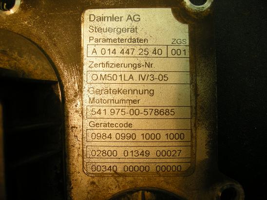 Блок управления двигателем (ECU) Mercedes 0144472540