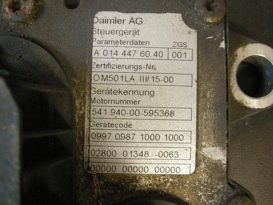 Блок управления двигателем (ECU) Mercedes 0144476040