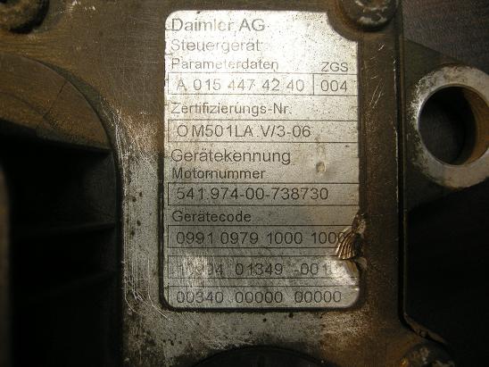 Блок управления двигателем (ECU) Mercedes 0154474240