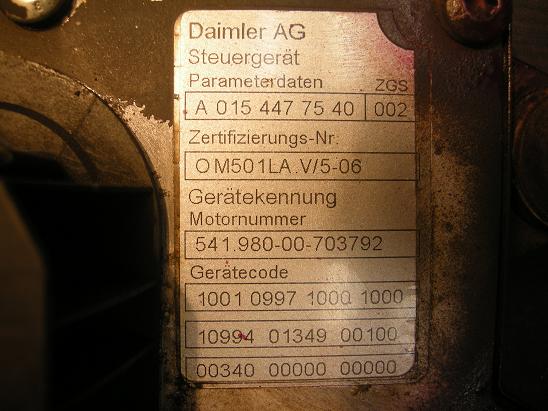Блок управления двигателем (ECU)Mercedes 0154477540