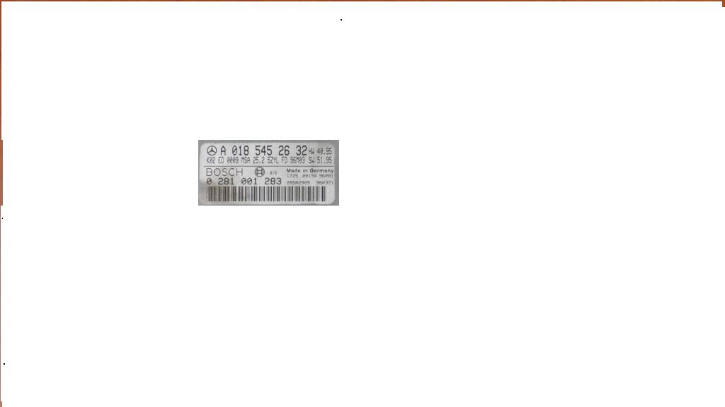 Блок управления двигателем Mercedes 0185452632