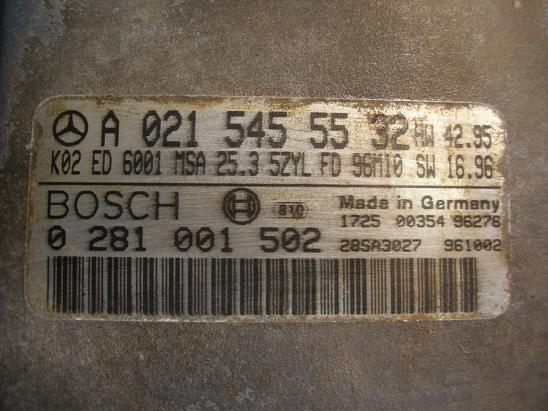 Блок управления двигателем (ECU) Mercedes 0215455532
