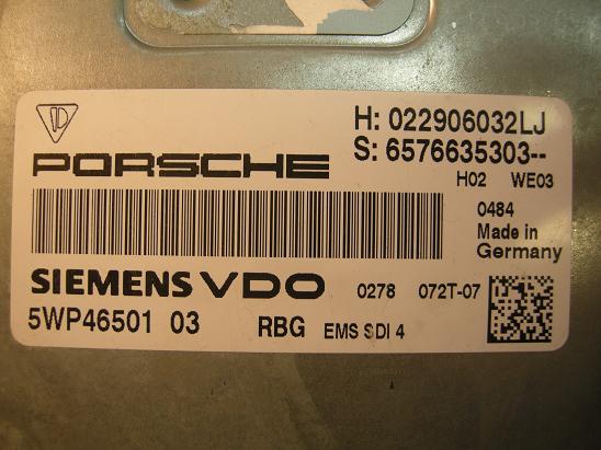 Блок управления двигателем AUDI, VW 022906032LJ