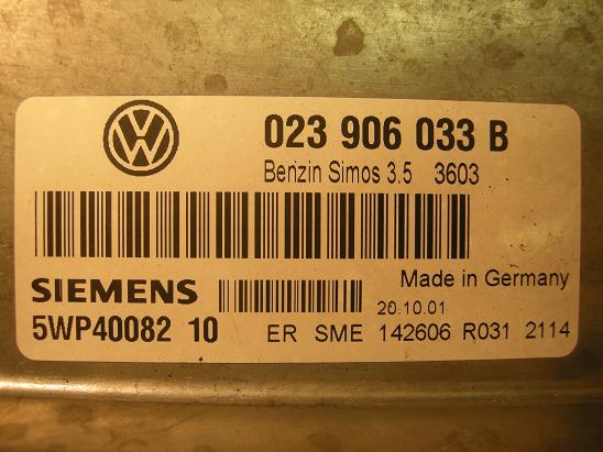 Блок управления двигателем AUDI, VW 023906033B