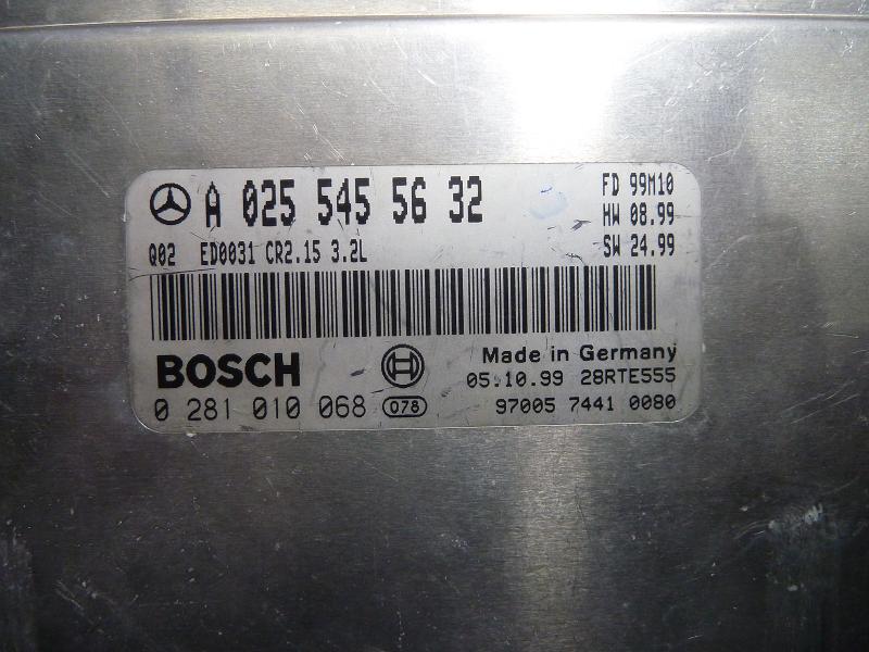 Блок управления двигателем Mercedes 0255455632