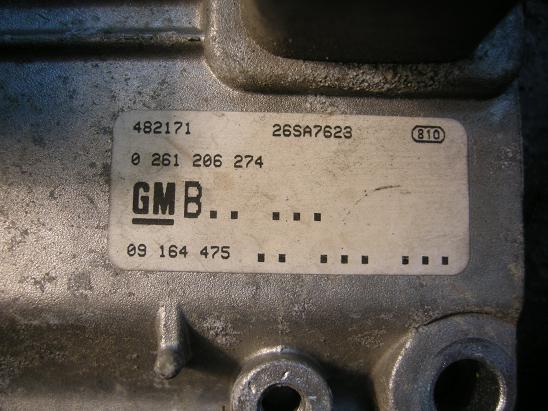 Блок управления двигателем Airbag (SRC) 0261206274