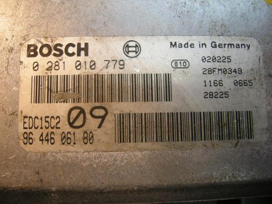 Блок управления двигателем Peugeot&Citroen 0281010779