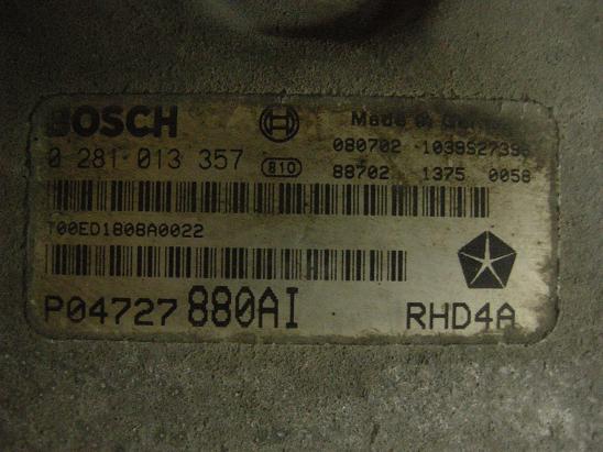 Блок управления двигателем (ECU) Mercedes 0281013357