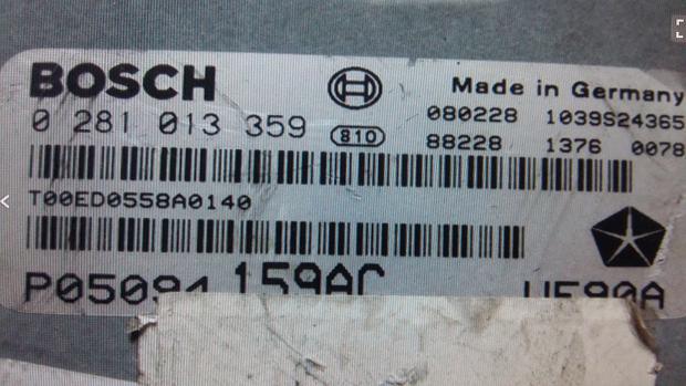 Блок управления двигателем (ECU) Mercedes 0281013359