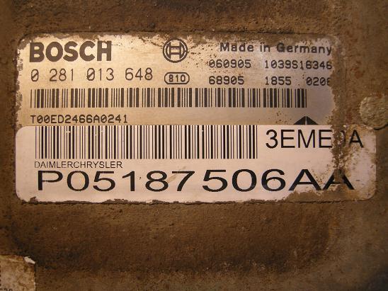 Блок управления двигателем (ECU)Mercedes 0281013648