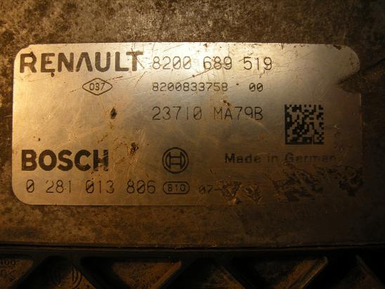 Блок управления двигателем (ECU)Разное 0281013806
