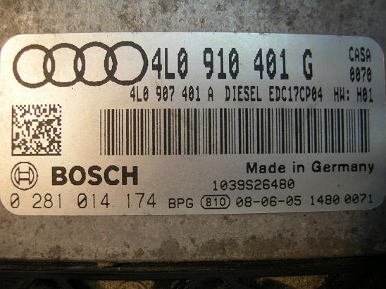 Блок управления двигателем (ECU) AUDI, VW 0281014174
