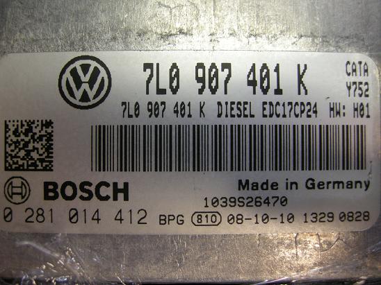 Блок управления двигателем (ECU) AUDI, VW 0281014412