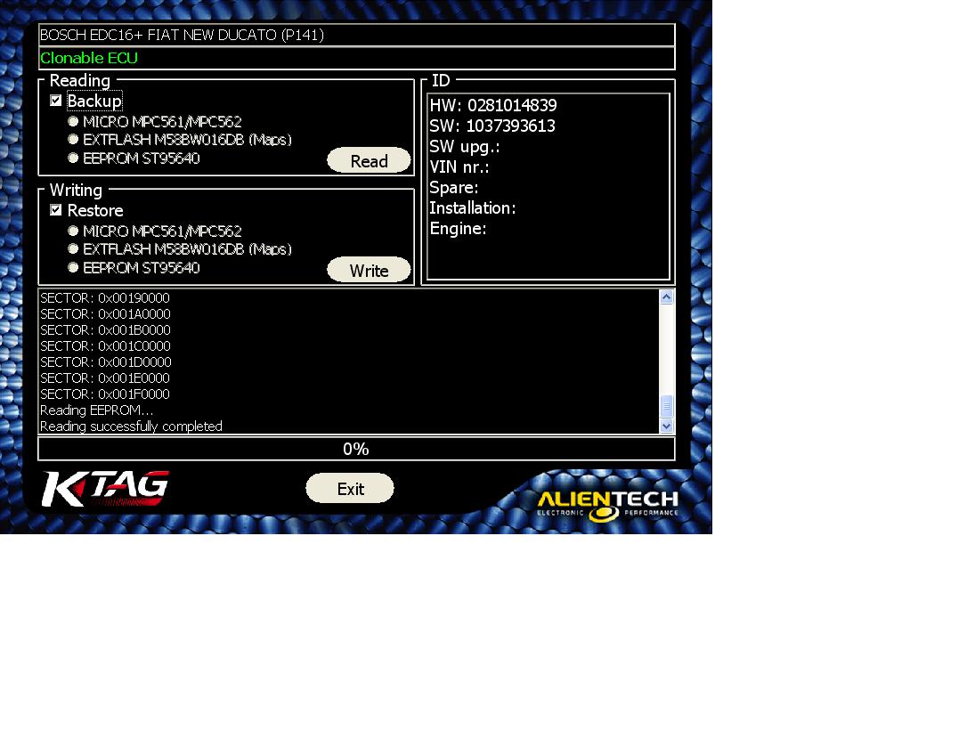 Блок управления двигателем (ECU)Разное 0281014839