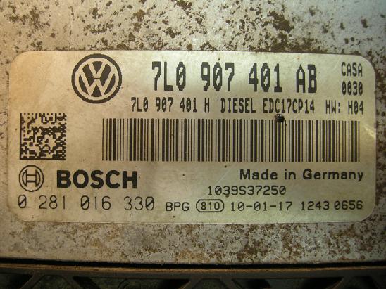 Блок управления двигателем (ECU) AUDI, VW 0281016330