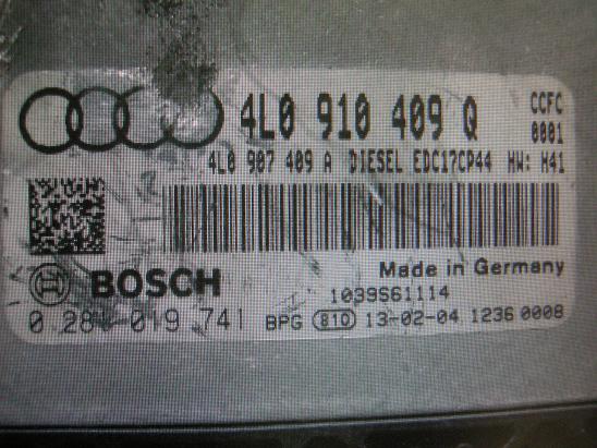 Блок управления двигателем (ECU) AUDI, VW 0281019741
