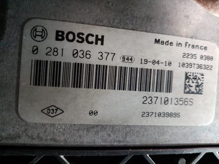 Блок управления двигателем (ECU)Разное 0281036377