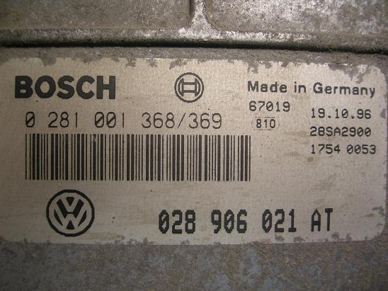 Блок управления двигателем AUDI, VW 028906021AT