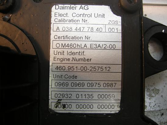 Блок управления двигателем (ECU) Mercedes 0384477840