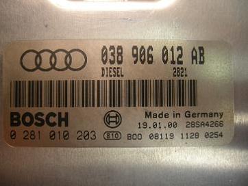 Блок управления двигателем AUDI, VW 038906012AB