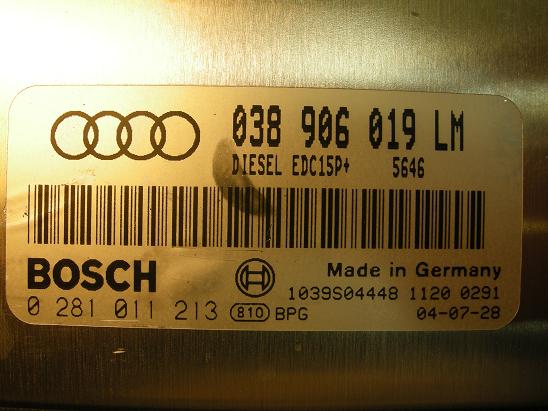 Блок управления двигателем (ECU) AUDI, VW 038906019LM