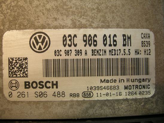 Блок управления двигателем AUDI, VW 03C906016BM