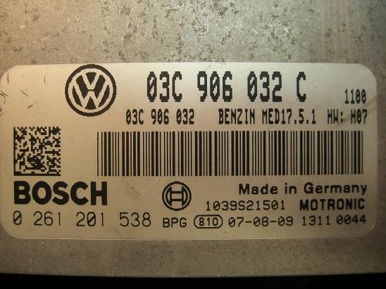 Блок управления двигателем AUDI, VW 03C906032C