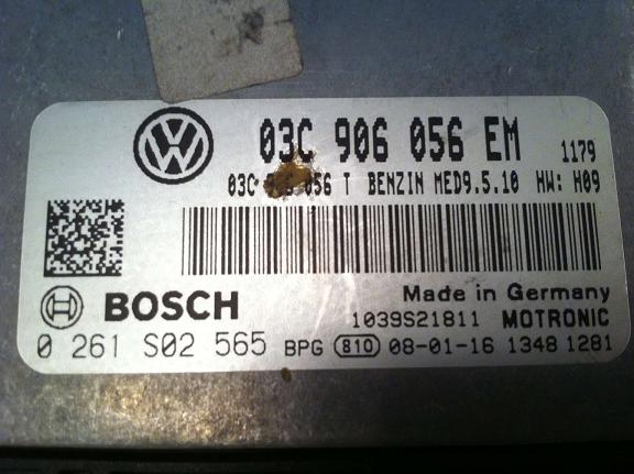 Блок управления двигателем AUDI, VW 03C906056EM