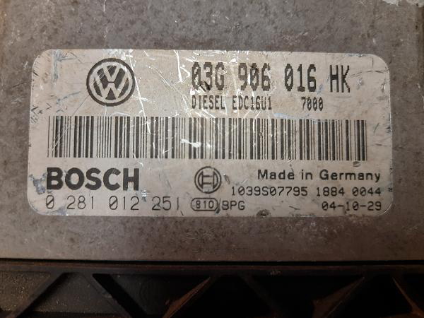 Блок управления двигателем (ECU) AUDI, VW 03G906016HK