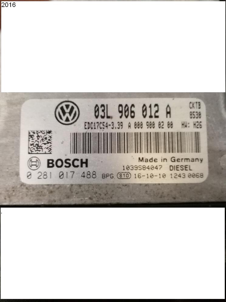 Блок управления двигателем (ECU) Airbag (SRS) 03L906012A