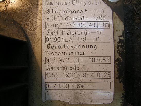 Блок управления двигателем (ECU) Mercedes 0404460540