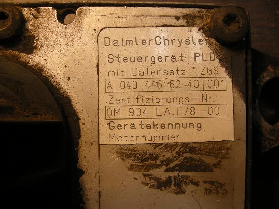 Блок управления двигателем (ECU)Mercedes 0404466240