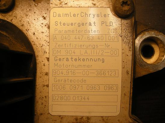 Блок управления двигателем (ECU)Mercedes 0404476340