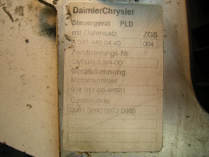 Блок управления двигателем (ECU) Mercedes 0414460440